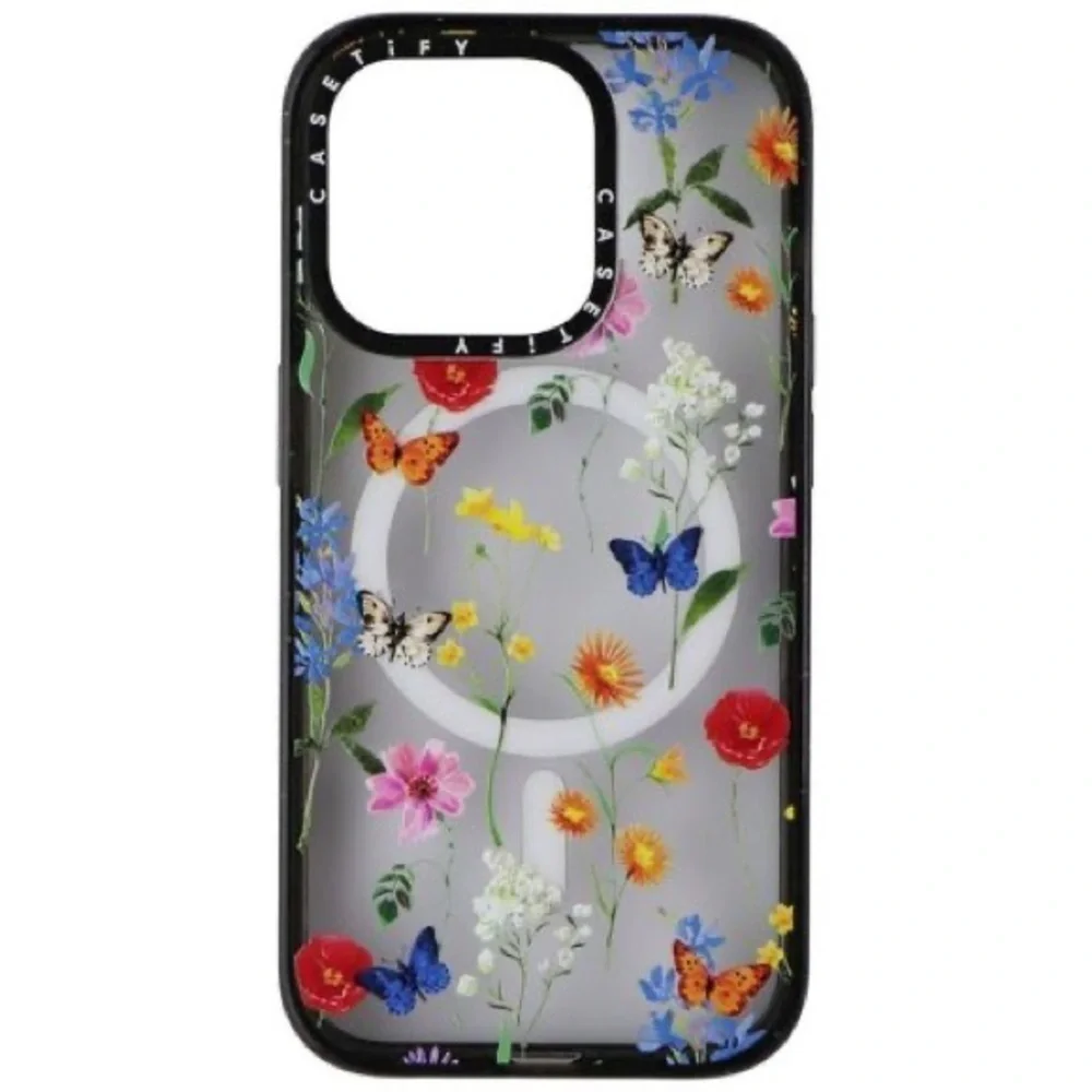 CASETiFY Impact Case MagSafe iPhone 15 Pro Max Ditsy Florals flowers butterflies
